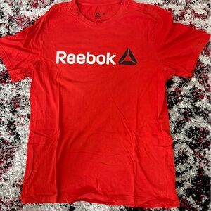 Reebok Red Graphic Logo T-Shirt